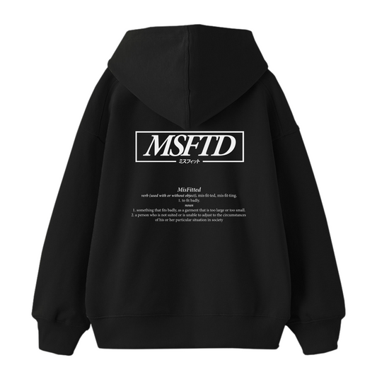 BLACK OG OVERSIZE HOODIE