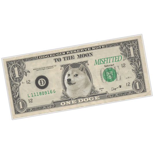 Doge to the Moon Sticker - MisFitted
